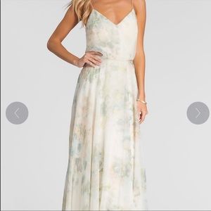 Jenny Yoo Inesse Dress, Green Floral